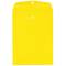 JAM Paper 9" x 12" Yellow Colored Envelopes with Clasp Closure, 100ct.